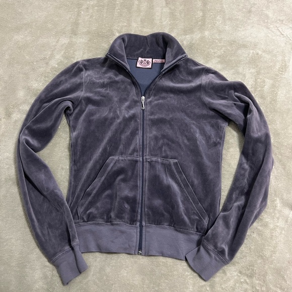 Grey Juicy Couture Zip Up - Picture 1 of 4